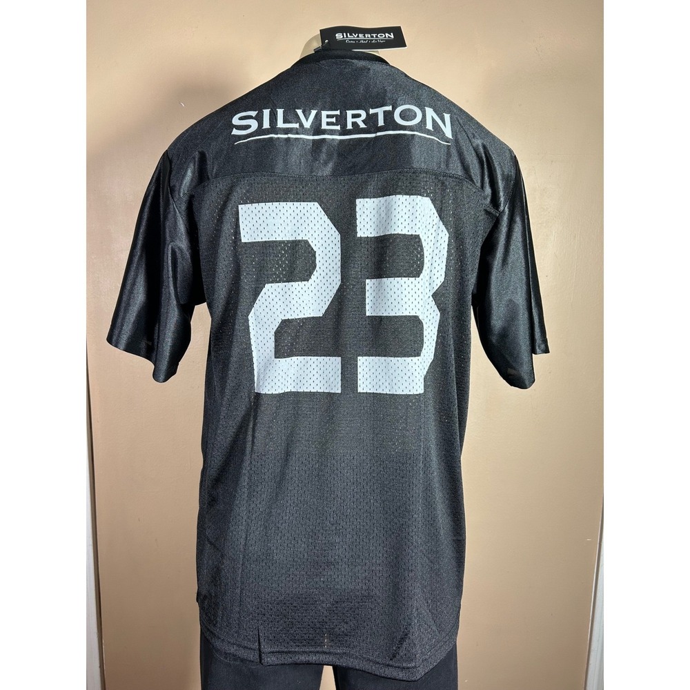SILVERTON casino 23 Raiders color‎ way Jersey Mens L Athletic Football